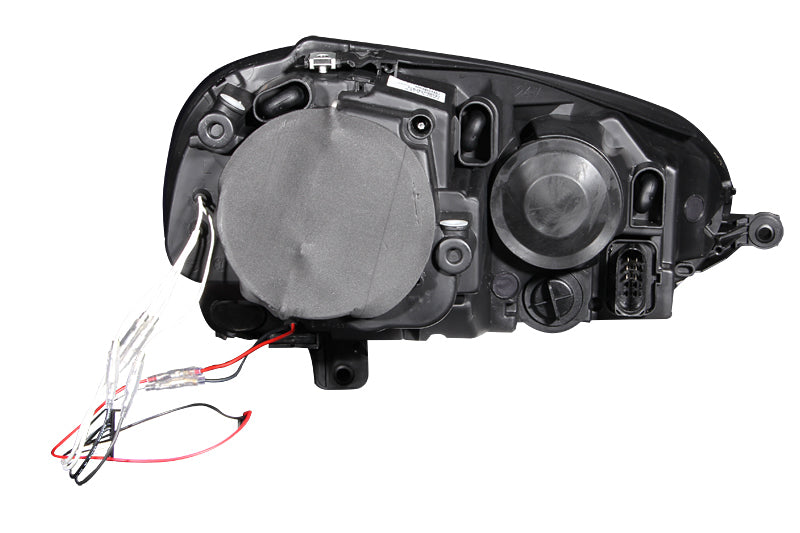 ANZO 2006-2009 Volkswagen Rabbit Projector Headlights w/ Halo Black (CCFL)-SR1 Performance