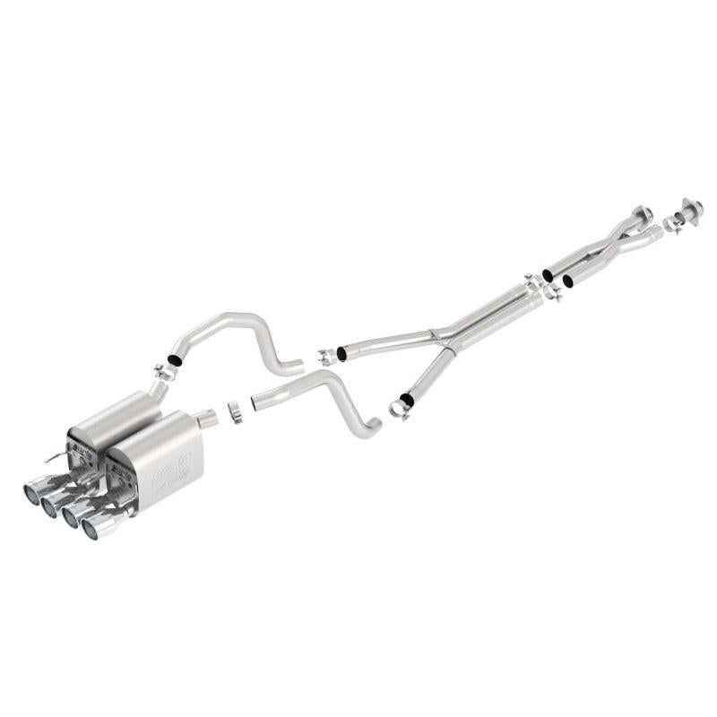Borla 05-08 Chevrolet Corvette Coupe/Convertible 2dr 6.2L 8cyl AT/MT 6spd ATAK SS Catback Exhaust-SR1 Performance