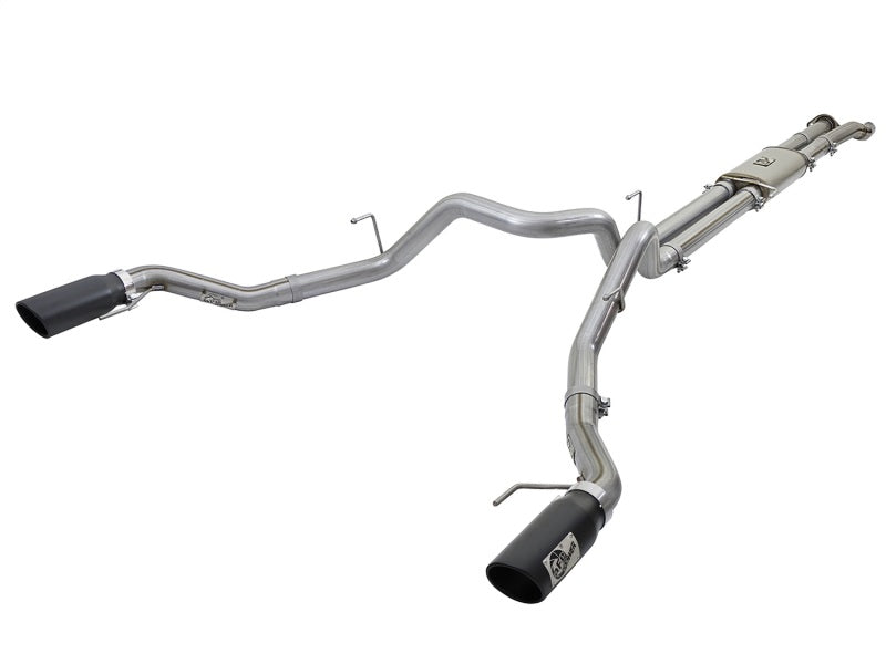 aFe MACHForce XP 3in 409-SS Exhaust Cat-Back 2017 Ford F-150 Raptor V6-3.5L (tt) w/ Black Tip-SR1 Performance