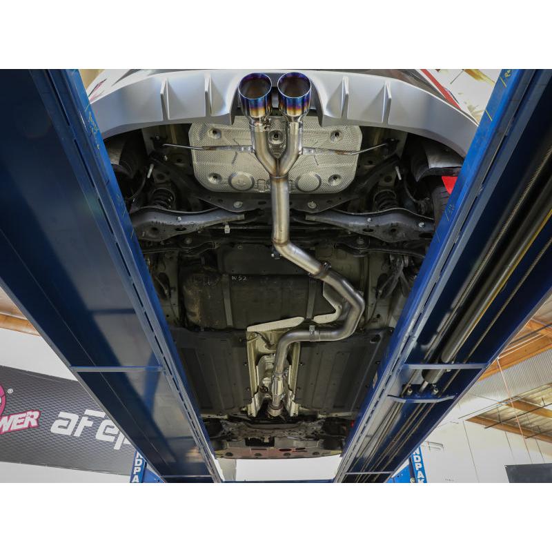 aFe Takeda 3in-2.5in 304 SS Axle-Back Exhaust w/ Black Tip 19-20 Hyundai Veloster I4-1.6L(t)-SR1 Performance