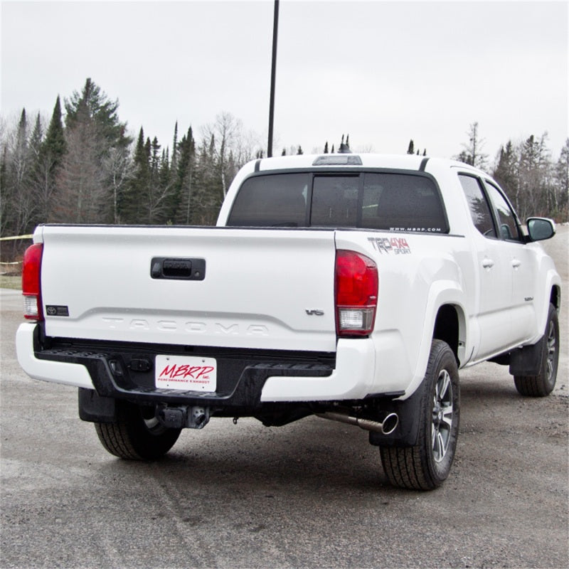 MBRP 2016 Toyota Tacoma 3.5L Cat Back Single Side Exit T409 Exhaust System-SR1 Performance