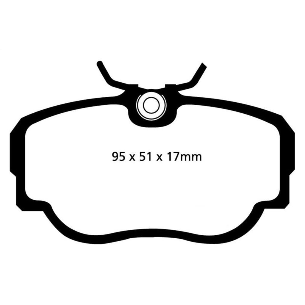 EBC Yellowstuff Brake Pads for BMW 318i E30 & Saab 9000 – High-Performance Street & Track Use