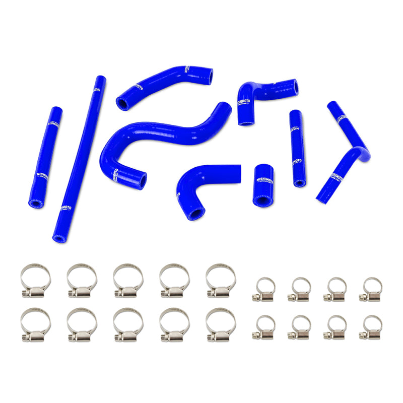 Mishimoto 96-02 Toyota 4Runner 3.4L (w/ Rear Heater) Silicone Heater Hose Kit - Blue-SR1 Performance
