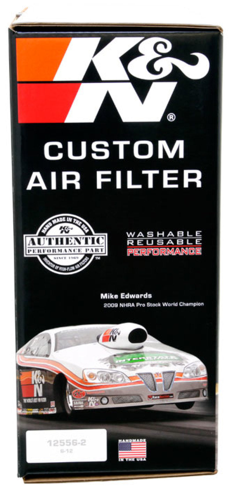K&N Round Air Filter Assembly 14in. ID / 4..12in. Height / 5.125in. Neck Flange / 7/8in. Drop Ba-SR1 Performance