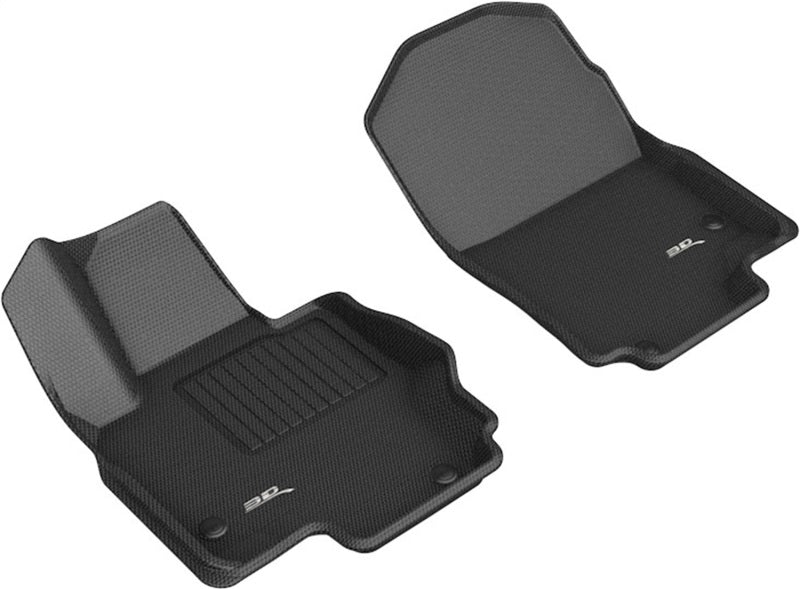 3D MAXpider 20-21 Mercedes GLS-Class (w/ Executive Rear Seat Package) Kagu 1st Row Floormats - Black-SR1 Performance