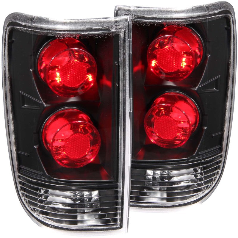 ANZO 1995-2005 Chevrolet Blazer Taillights Black-SR1 Performance