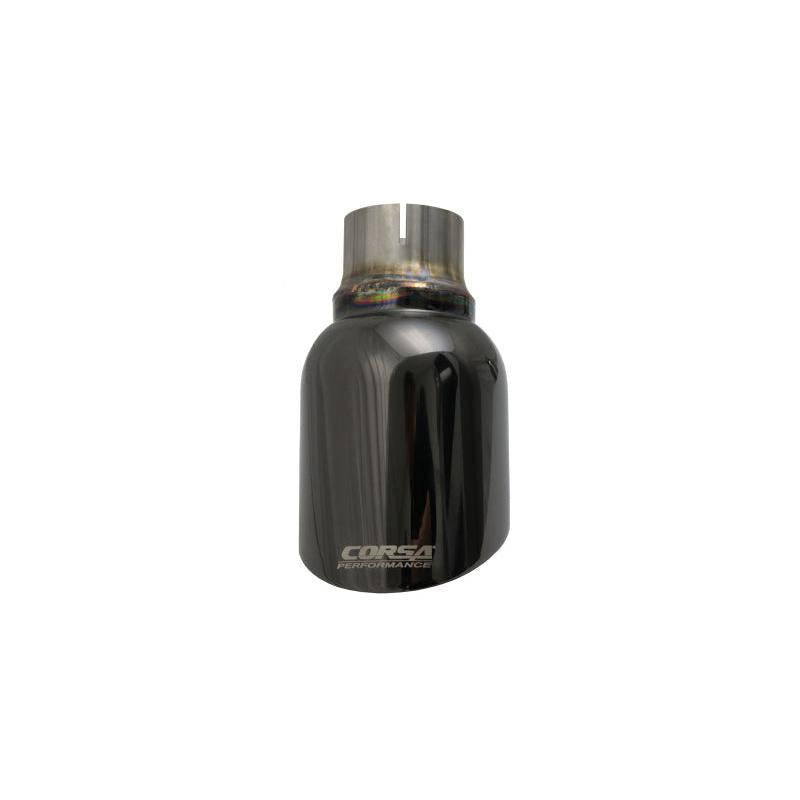 Corsa 2011-2024 Single Universal 2.5in Inlet / 4.5in Outlet Black PVD Pro-Series Tip Kit-SR1 Performance
