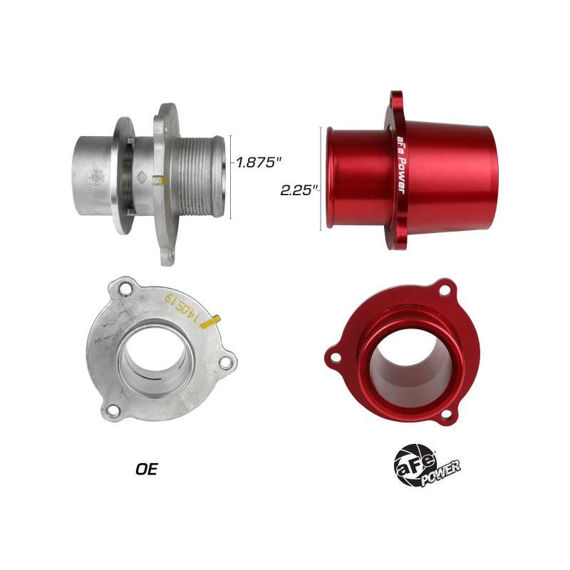 aFe 15-19 VW GTI Turbocharger Inlet Pipe - Red-SR1 Performance