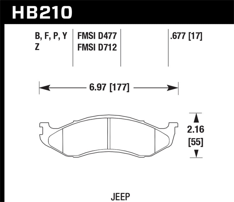 Hawk LTS Street Brake Pads-SR1 Performance