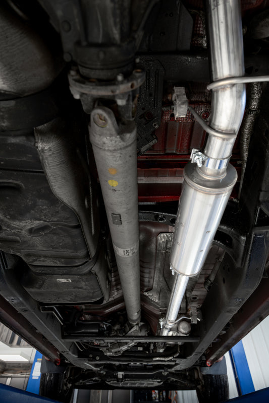 MBRP 19-24 GM 1500 Silverado/Sierra 2.7L Alum. Steel 3 Cat-Back w/ Single Side 4in Single Wall Tip-SR1 Performance