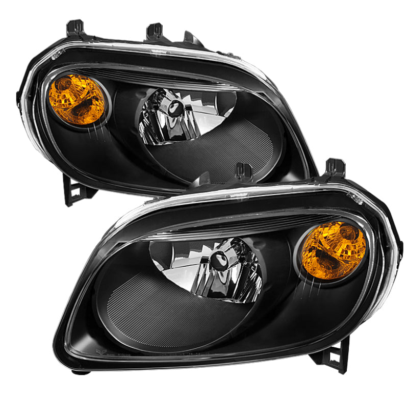 Xtune Chevy Hhr 2006-2011 Crystal Headlights Black HD-JH-CHHR06-BK-SR1 Performance