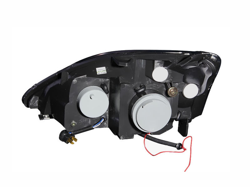 ANZO 2002-2004 Honda Civic Projector Headlights w/ Halo Black-SR1 Performance