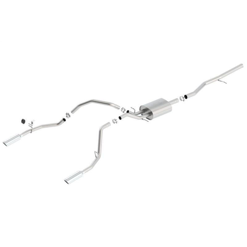 Borla 14 Silv/Sierra 1500 5.3L AT/MT Crew Cab STD Bed ATAK Cat-Back Exhaust-SR1 Performance