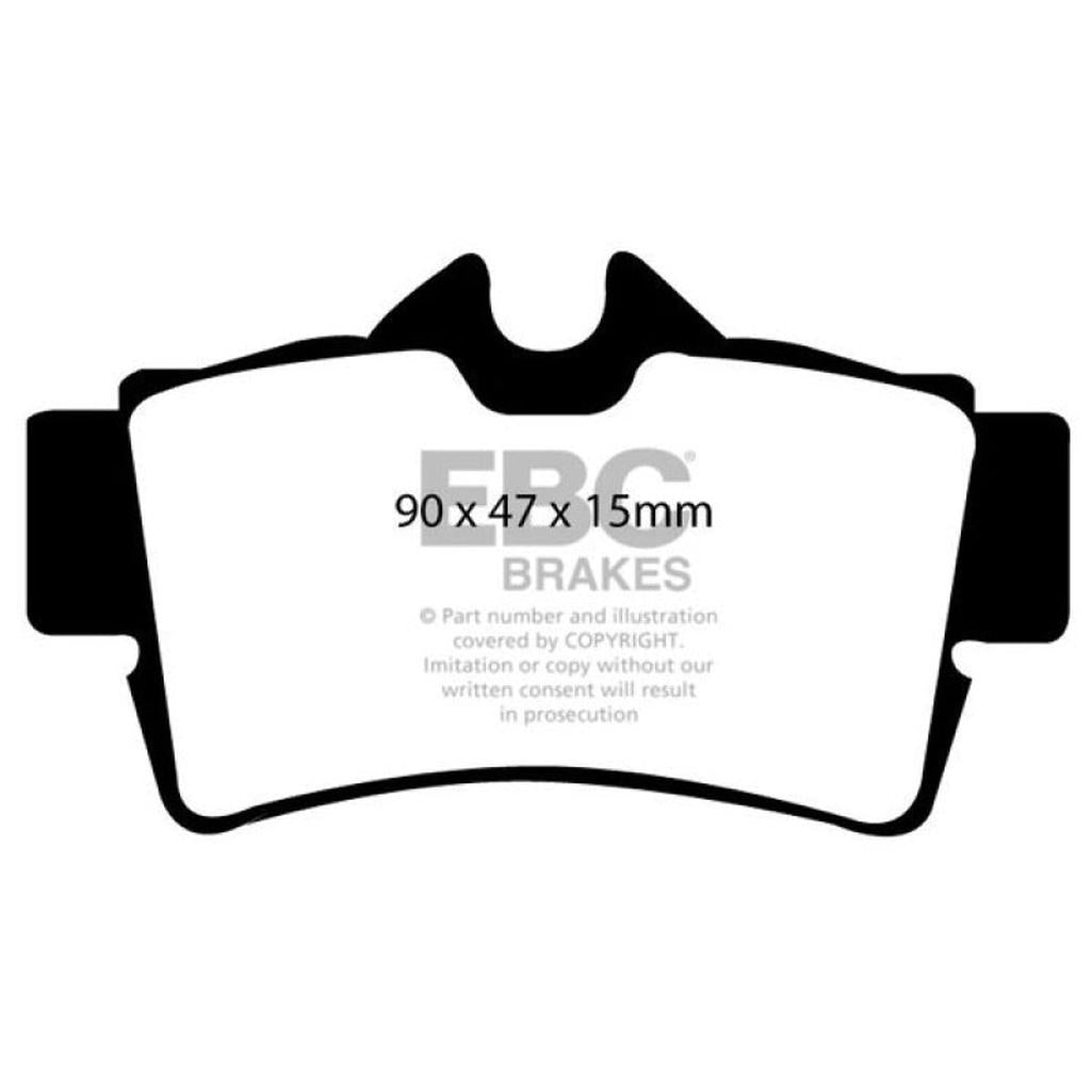 EBC Bluestuff NDX Rear Brake Pads for Ford Mustang 2001-2004 – High Friction, Track-Ready Performance
