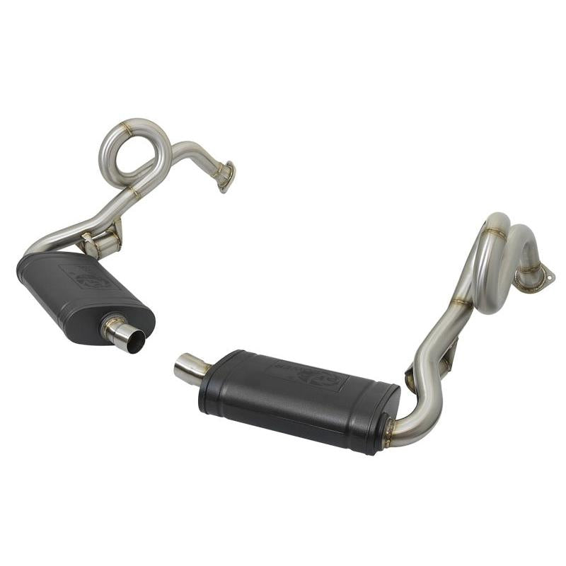 aFe MACHForce XP 13-15 Porsche Cayman S/Boxster S (981) H6-3.4L 2-2.5in. SS Cat-Back Exhaust System-SR1 Performance