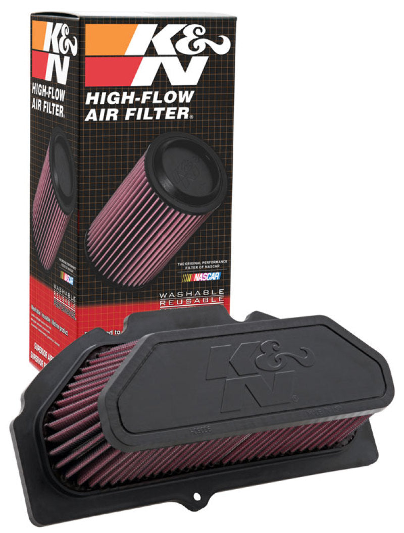 K&N 09-11 Suzuki GSXR 1000 Replacement Air Filter 11.063in L x 5.688in W x 3.375in H-SR1 Performance
