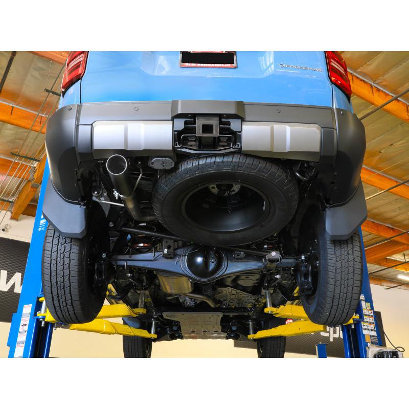 aFe 24-25 Toyota Land Cruiser 2-1/2in to 3in 304 SS Cat-Back Exhaust System w/ Black Tip-SR1 Performance