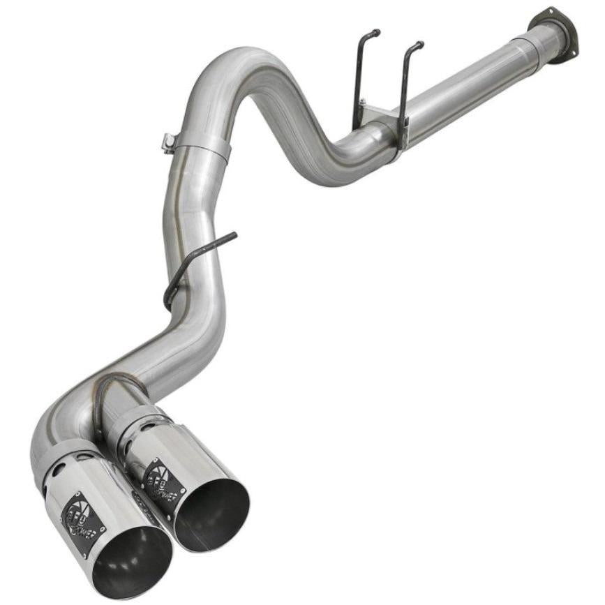 aFe Power 11-14 Ford F250/F350 6.7L Diesel Rebel XD 4in 409 SS DPF-Back Exhaust System - Pol Tips-SR1 Performance