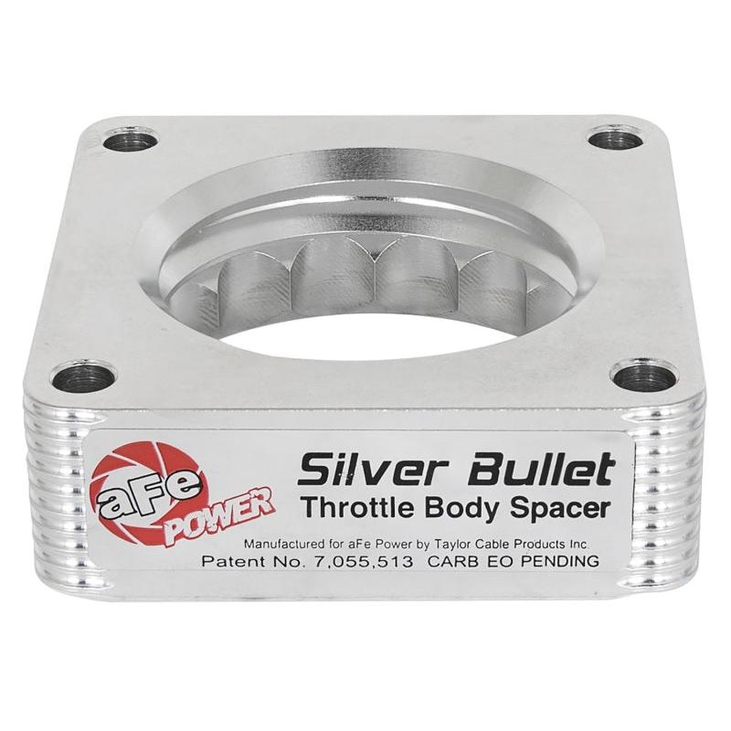 aFe Silver Bullet Throttle Body Spacer 03-06 Nissan 350Z V6 3.5L (VQ35DE)-SR1 Performance
