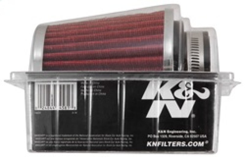 K&N Universal Chrome Filter 2 3/4in FLG / 4 1/2in Bottom / 4 1/2in Height-SR1 Performance