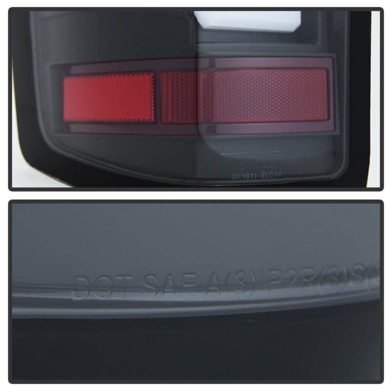 Spyder Chevy 1500 14-16 Light Bar LED Tail Lights Blk ALT-YD-CS14-LBLED-BK-SR1 Performance