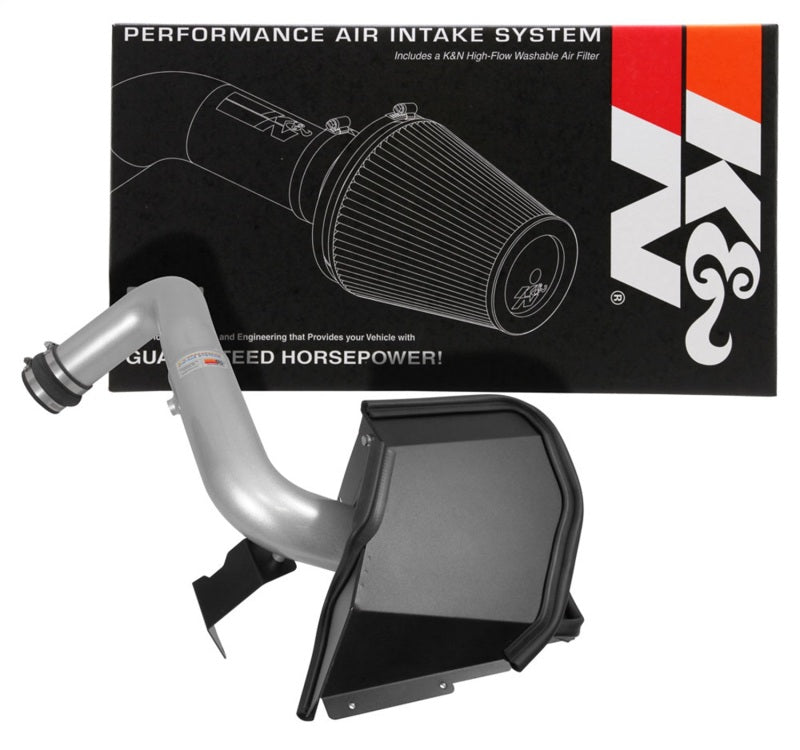 K&N 14-16 Kia Forte Coup L4-1.6L F/I Silver Typhoon Short Ram Intake-SR1 Performance