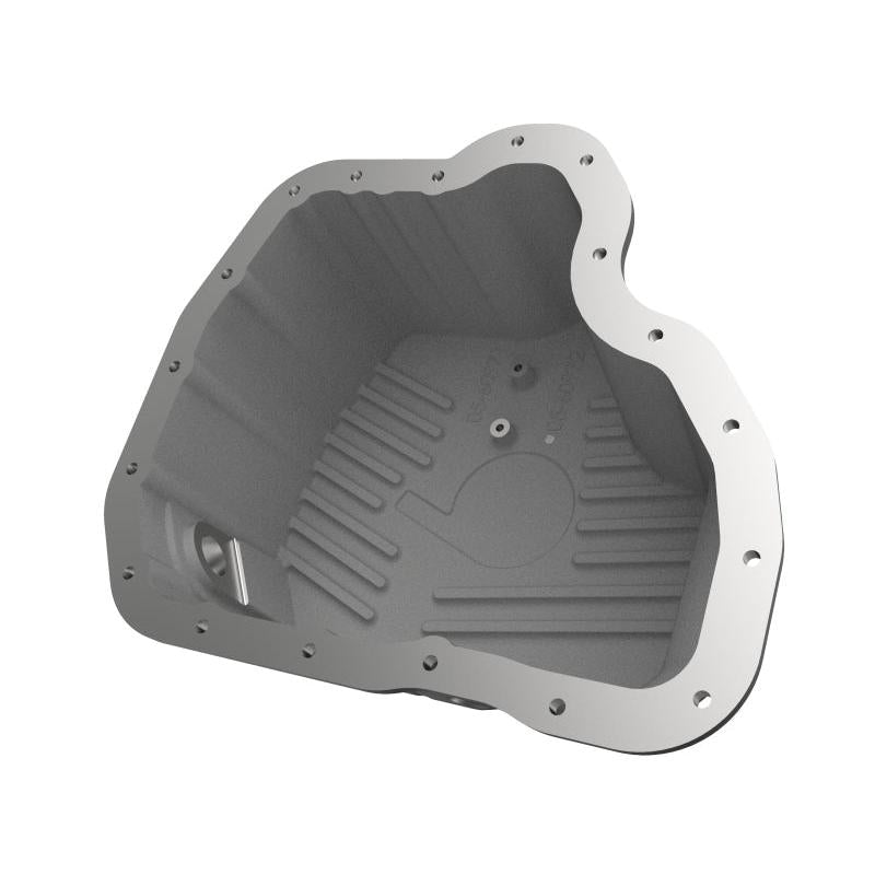aFe 011-16 GM Diesel Trucks V8-6.6L LML Engine Oil Pan Black POWER Pro Series w/ Machined Fins-SR1 Performance