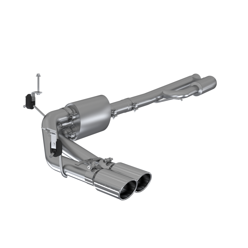 MBRP 2019+ Chevrolet Silverado 1500 4.5L/5.3L Pre-Axle Dual Side Exite w/ 4in OD Tip - AL-SR1 Performance