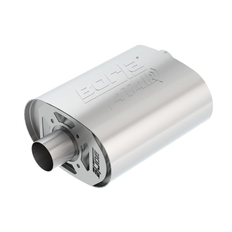 Borla CrateMuffler Ford 5.0L Coyote ATAK 2.5in Offset/Center 12in x 6in x 10.34in Muffler-SR1 Performance