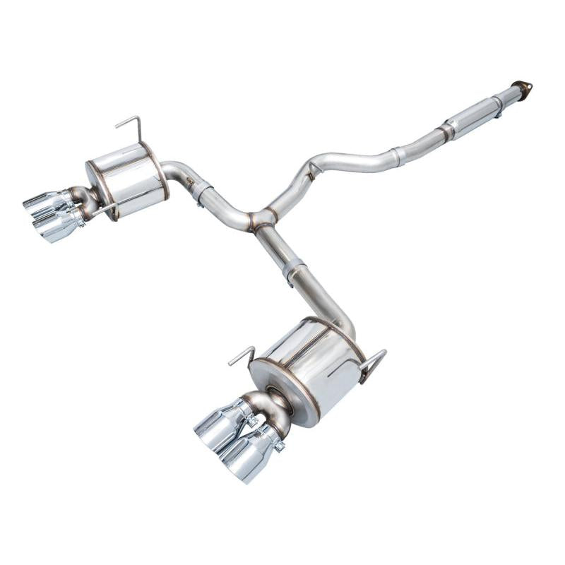 AWE Tuning 2022+ VB Subaru WRX Touring Edition Exhaust - Chrome Silver Tips-SR1 Performance