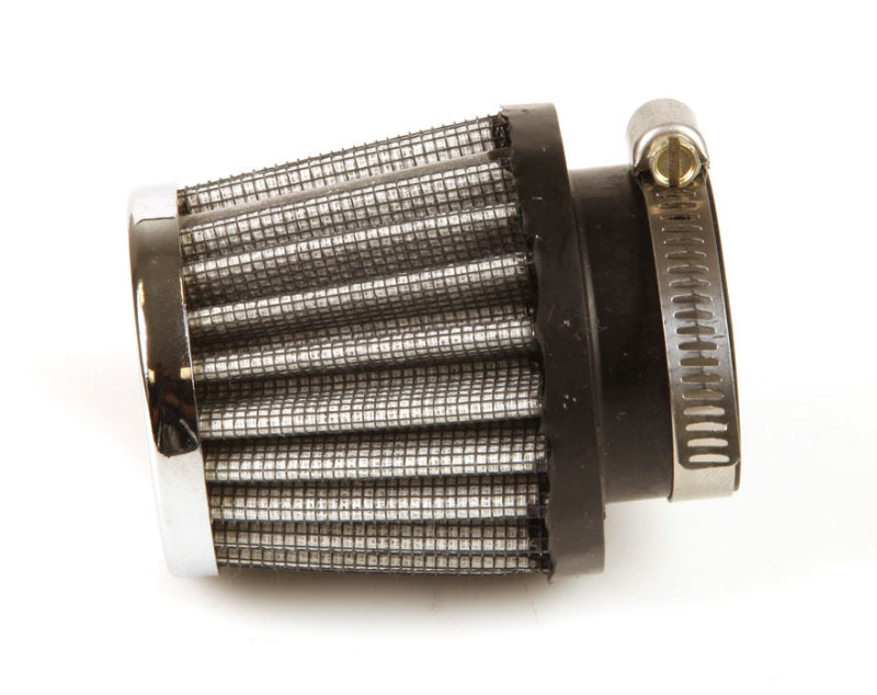 K&N Universal Chrome Filter 1 3/8 inch FLG / 2 1/2 inch Base / 2 inch Top / 2 1/4 inch Height-SR1 Performance