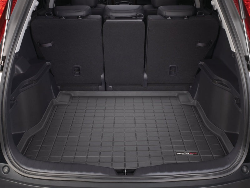 WeatherTech 07+ Honda CR-V Cargo Liners in Black - Complete Trunk Protection with Raised Lip and Textured Finish