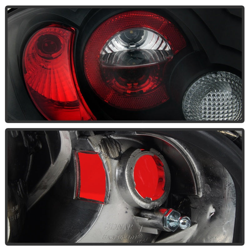 Spyder Audi TT 00-06 Euro Style Tail Lights Black ALT-YD-ATT99-BK-SR1 Performance