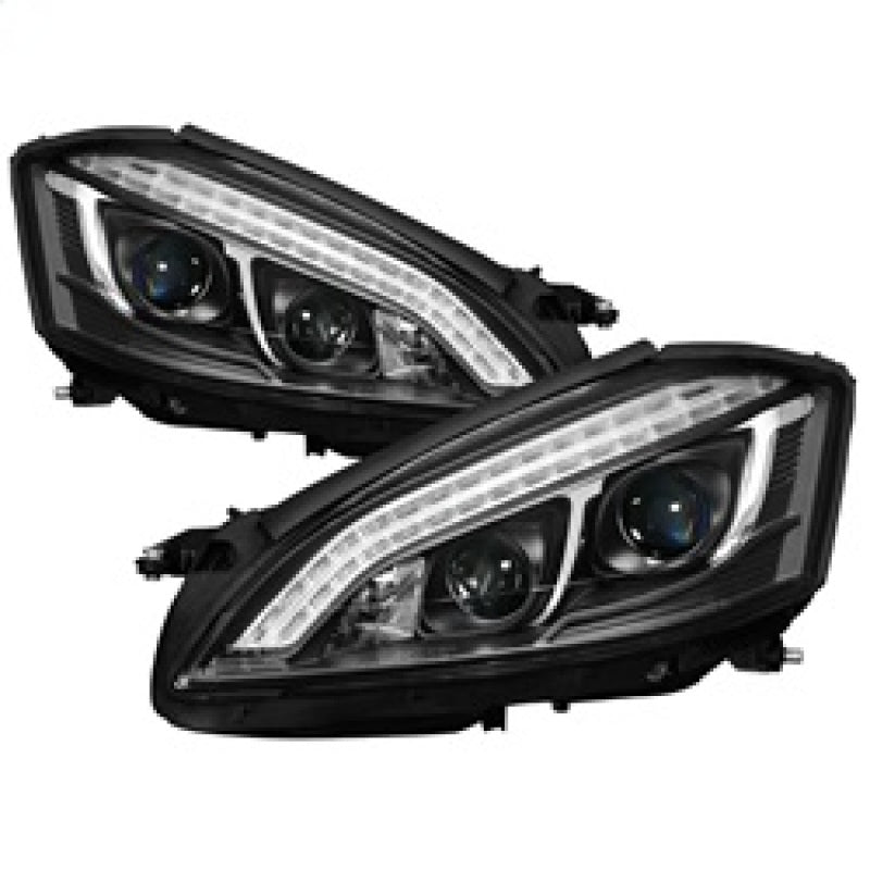 Spyder Mercedes W221 S Class 07-09 Headlights - HID Model Only - Black PRO-YD-MBW22107-HID-DRL-BK-SR1 Performance