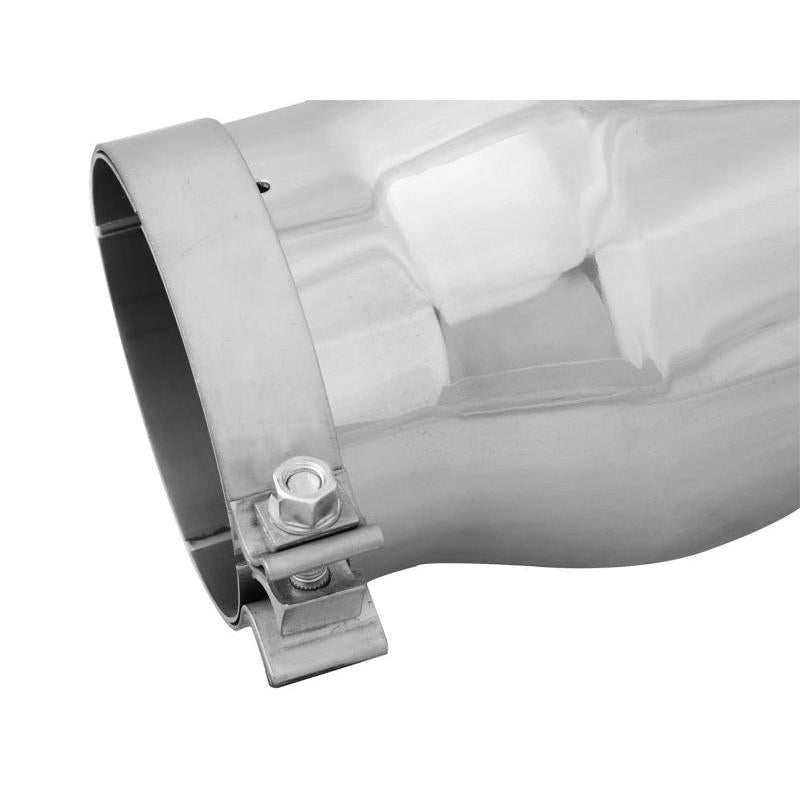 aFe MACH Force-Xp 5in Inlet x 7in Outlet x 15in length 304 Stainless Steel Exhaust Tip-SR1 Performance