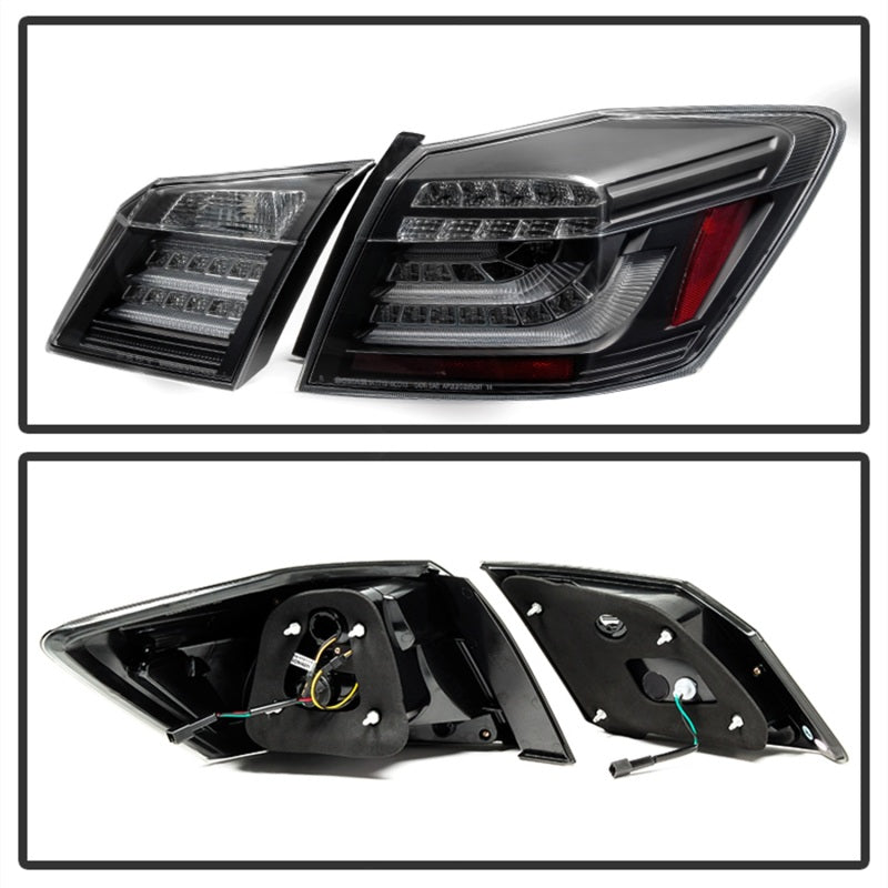 Spyder Honda Accord 2013-2015 4DR LED Tail Lights - Black ALT-YD-HA13LED-LED-BK-SR1 Performance