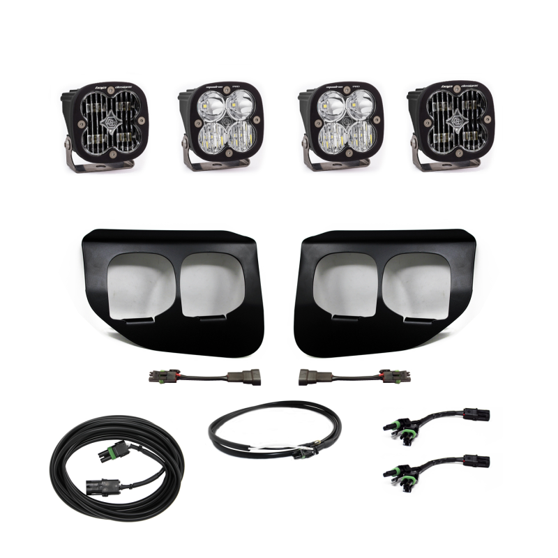 Baja Designs Ford Super Duty (20-On) Fog Lights Dual FPK SAE/Pro DC Baja Designs w/Upfitter-SR1 Performance