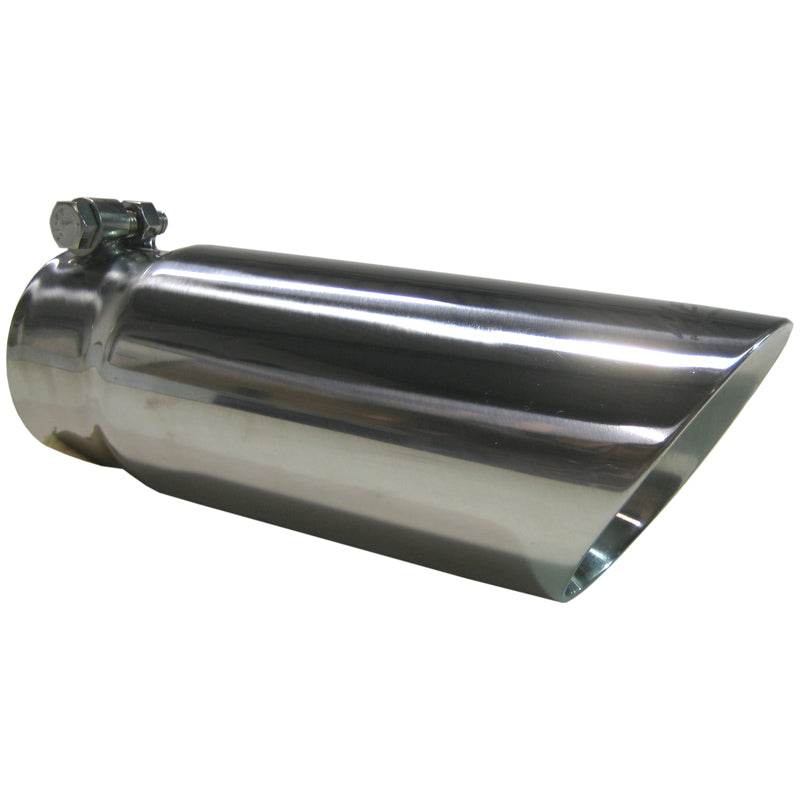 MBRP Universal Tip 3in O.D. Dual Wall Angled End 3 inlet 12 length-SR1 Performance
