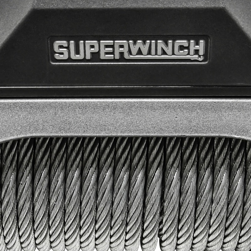 Superwinch 12000 LBS 12V DC 3/8in x 85ft Wire Rope SX 12000 Winch - Graphite-SR1 Performance