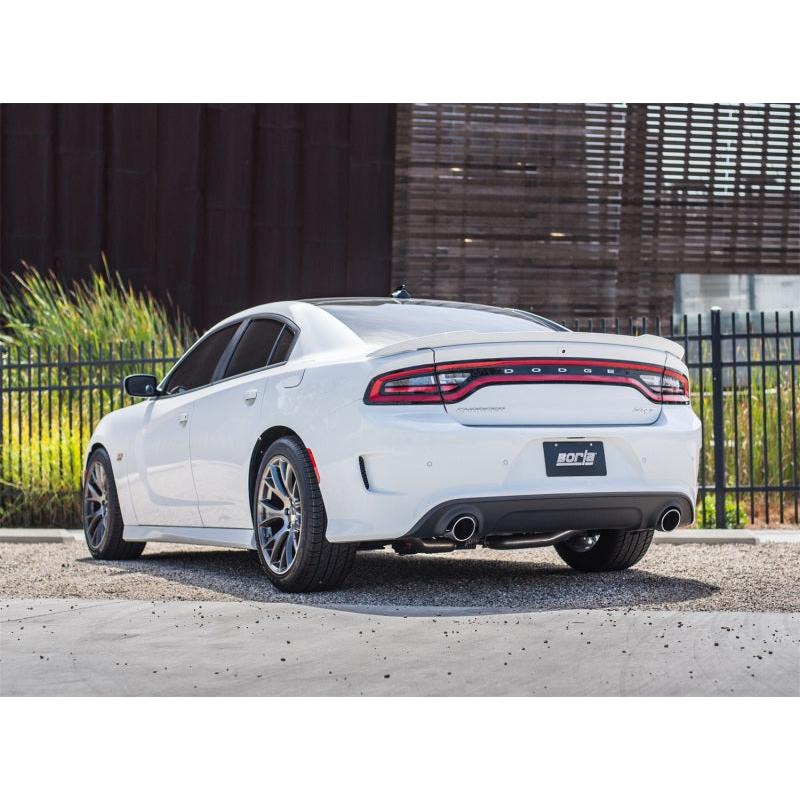 Borla 15-16 Dodge Charger SRT 392 6.4L No Tip Single Split Rear Exit ATAK w/ Valves Exhaust-SR1 Performance