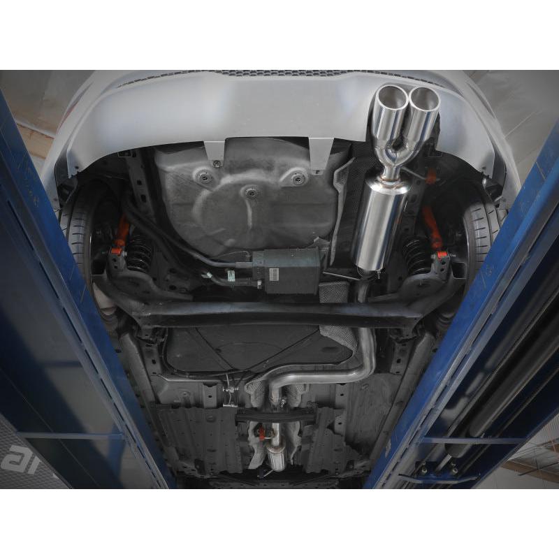 aFe Takeda Series 2 1/2in 304 SS Cat-Back 14-19 Ford Fiesta L4-1.6L (t) w/Black Tip-SR1 Performance