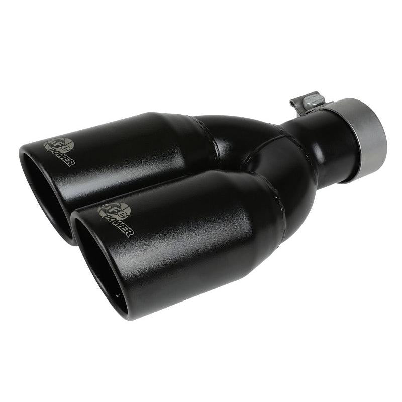aFe Vulcan Series 2.5in 304 SS Axle-Back Exhaust Black 07-18 Jeep Wrangler (JK) V6-3.6/3.8L-SR1 Performance