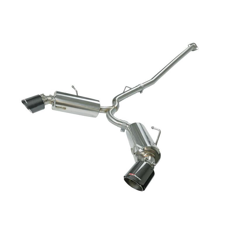 aFe Takeda Exhaust Axle-Back 13-15 Scion FRS / Subaru BRZ 304SS Carbon Fiber Dual Tips Exhaust-SR1 Performance