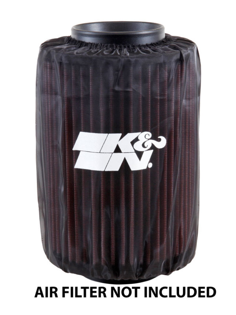 K&N Air Filter Wrap Drycharger - Round Straight - Black for Polaris Ranger-SR1 Performance