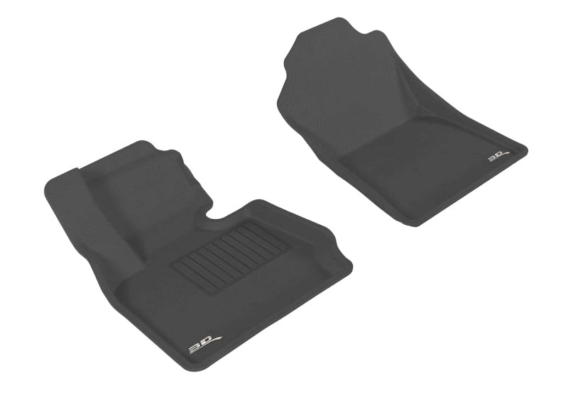 3D MAXpider 2011-2018 BMW X3/X4 F25/F26 Kagu 1st Row Floormat - Black-SR1 Performance