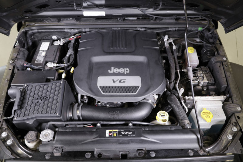 K&N 12-18 Jeep Wrangler 3.6L V6 Performance Intake Kit-SR1 Performance