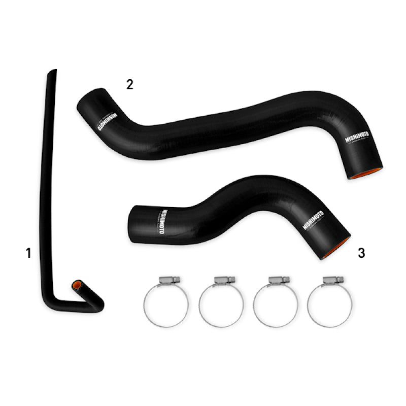 Mishimoto 2015+ Subaru WRX Silicone Radiator Coolant Hose Kit - Black-SR1 Performance