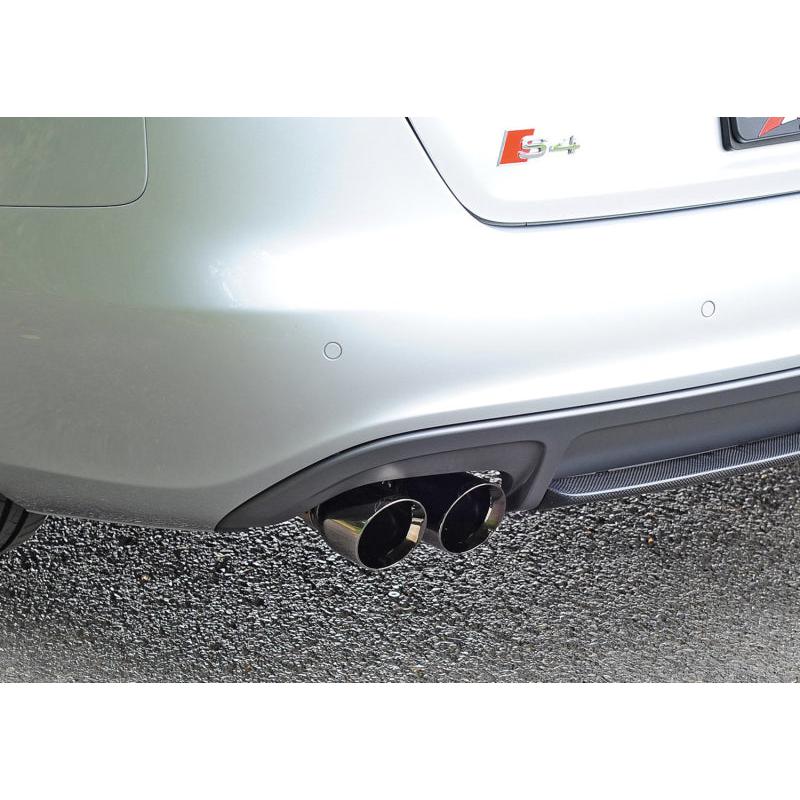AWE Tuning Audi B8 / B8.5 S4 3.0T Touring Edition Exhaust - Diamond Black Tips (90mm)-SR1 Performance