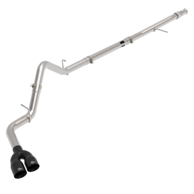aFe Rebel XD Series 3in 304SS DPF-Back 20-21 GM Trucks L6-3.0L (td) LM2 - Dual Black Tip-SR1 Performance