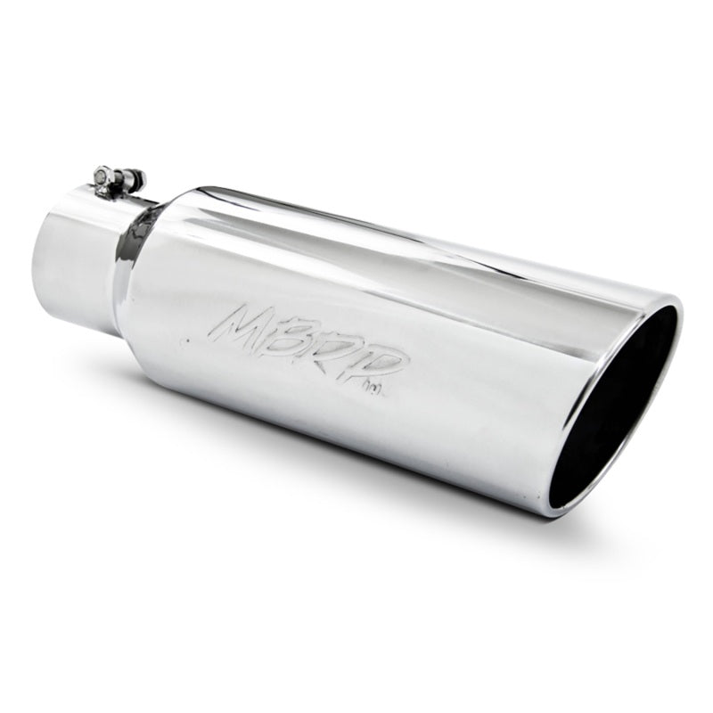 MBRP Universal Tip 6in OD Rolled End 4in Inlet 18in Length T304-SR1 Performance